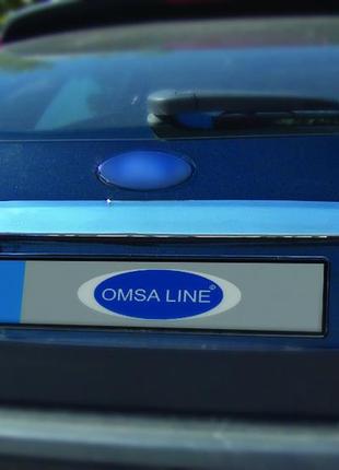 Накладка на крышку багажника (hb, нерж.) omsaline - итальянская нержавейка для ford focus ii 2005-2008 гг