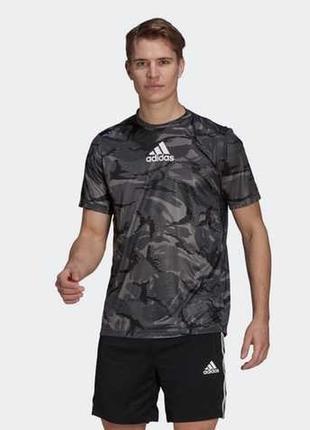 Adidas camouflage center logo primegreen футболка