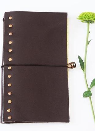 Блокнот з шкіряною обкладинкою від майстерні wild