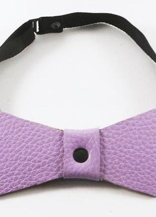 Кожаный галстук-бабочка от мастерской wild