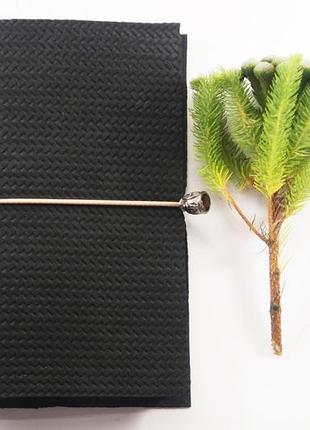 Блокнот в шкіряній обкладинці від майстерні wild