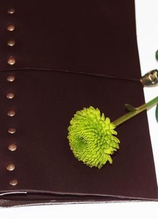 Блокнот с кожаной обложкой от мастерской wild