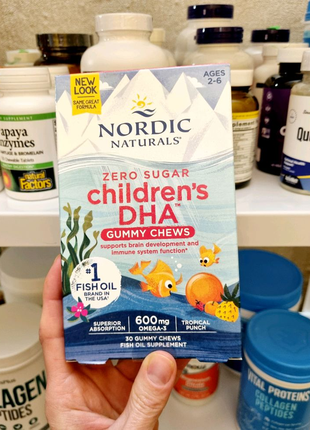 Nordic naturals, childers dha, омега 3 для дітей1 фото