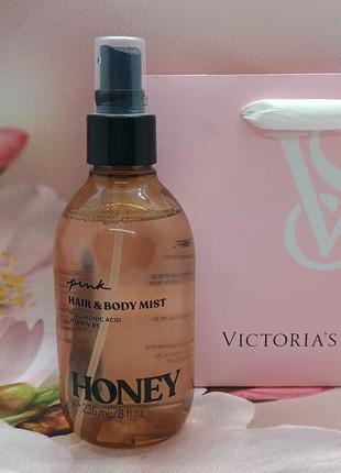 Парфюмированный мист honey pink victoria’s secret.