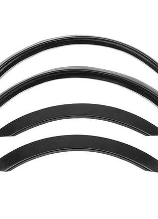 Накладки на арки (4шт, чорні, abs-пластик) для mercedes s-сlass w220