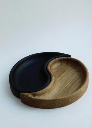 Парные тарелочки инь-янь