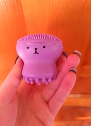 Щеточка спонжик для умывания