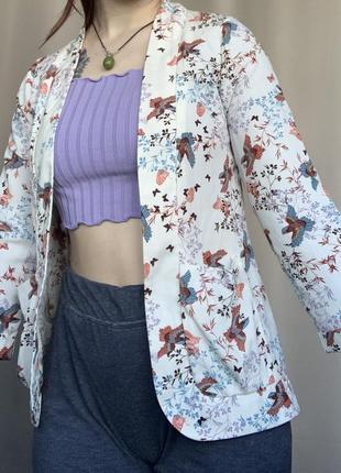Рубашка с птичками