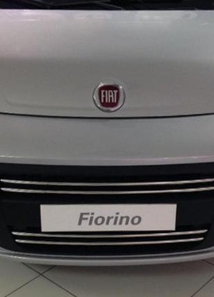 Накладка на решетку (4 част, нерж) omsaline - итальянская нержавейка для peugeot bipper 2008-2024 гг