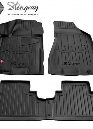 Коврики stingray 3d (4 шт, полиуретан) для kia sportage 2004-2010 гг