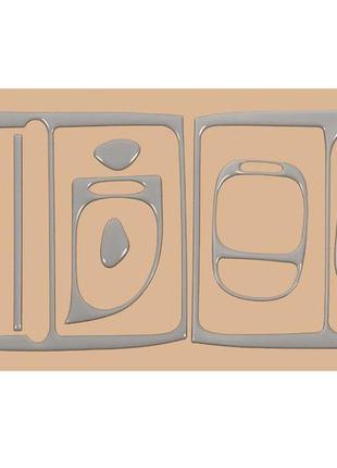 Накладки на панель алюминий для hyundai h200, h1, starex 1998-2007 гг