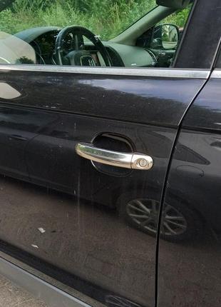 Накладки на ручки (4 шт, нерж.) carmos, под кнопку для ауди q7 2005-2015 гг