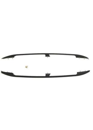 Рейлінги чорні коротка, пластикові ніжки для opel vivaro 2015-2019 рр