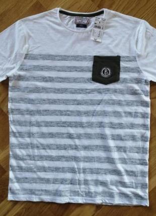 Хлопковая футболка kiabi slim