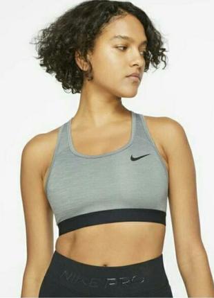 Nike спортивний бюстгальтер бра топ кроп для тренування бігу тенісу йоги nike swoosh soft-cup оригінал, р.xl2 фото