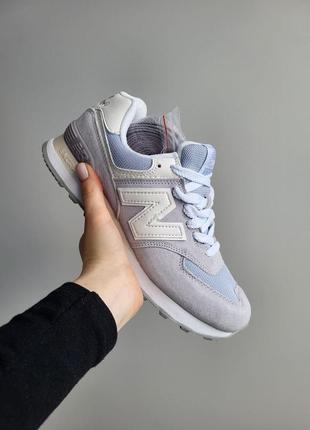 Стильные женские замшевые кроссовки new balance, натуральная замша, 37-38-39-40-412 фото