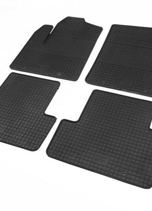Резиновые коврики (4 шт, polytep) для ford connect 2006-2009 гг
