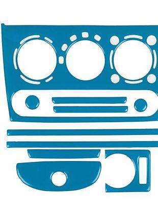 Накладки на панель (синій колір) для opel corsa b 1996-2024 рр