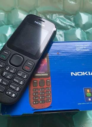 Nokia 101 100 dual sim black простий телефон для роботи (новий)
