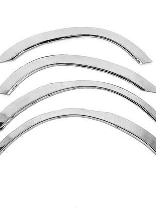 Накладки на арки (4 шт, нерж) для mitsubishi outlander 2001-2006 гг