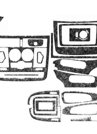 Накладки на панель meric (передняя часть) 2004-2006, карбон для mercedes viano