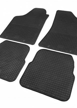 Резиновые коврики (4 шт, polytep) для volkswagen passat b3 1988-1993 гг