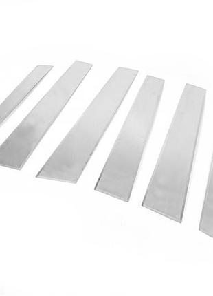 Накладки на стойки (нерж) для hyundai tucson tl 2016-2021 гг