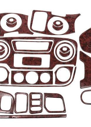 Накладки на панель (большая комплектация) дерево для nissan nv400 2010-2024 гг