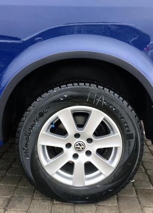 Накладки на арки (6 шт, abs) для volkswagen t5 multivan 2003-2010 гг