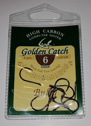 Крючки golden catch bully n° 6