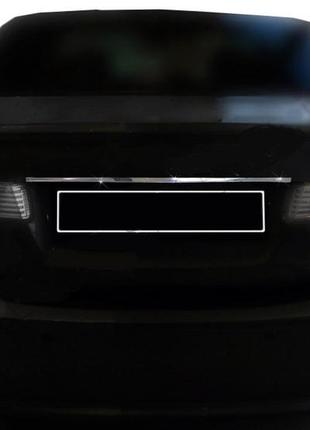 Накладка над номером (нерж) для honda civic sedan ix 2011-2016 гг