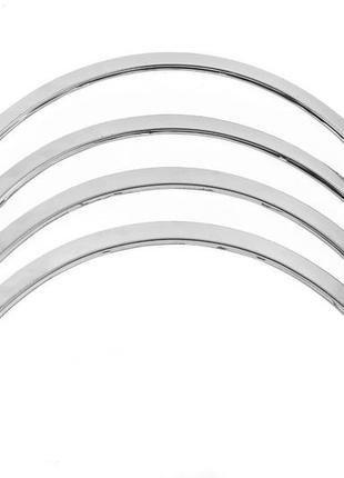 Накладки на арки (4 шт, нерж) для renault espace 2002-2014 гг