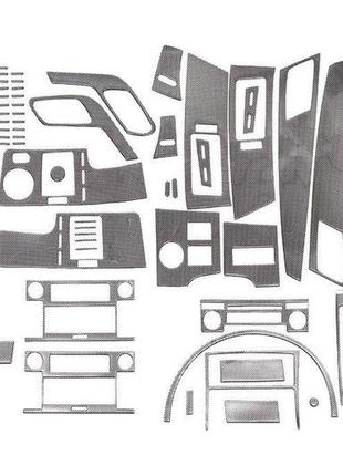 Накладки на панель (60 деталей) карбон для volkswagen crafter 2006-2017рр