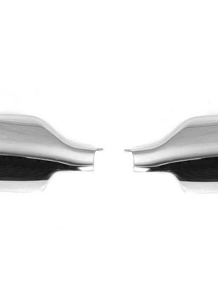 Накладки на зеркала (2 шт, нерж) для renault clio iii 2005-2012 гг