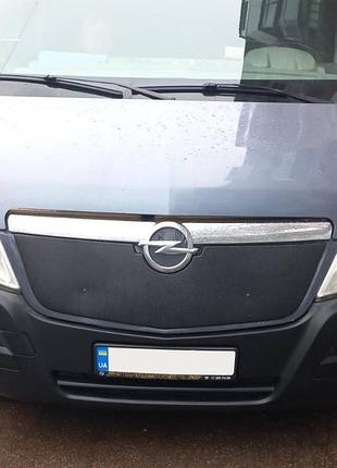 Зимняя накладка на решетку матовая для opel movano 2010-2021 гг