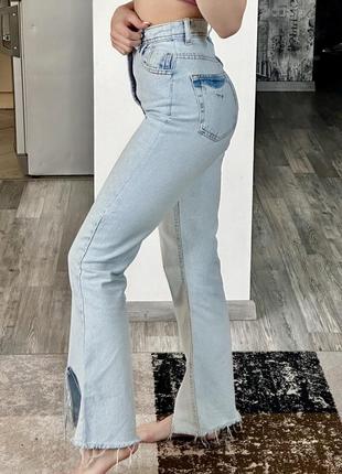Трендовые джинсы клеш3 фото