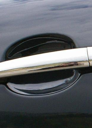 Накладки на ручки (нерж) omsaline - італійська нержавійка для peugeot 4007