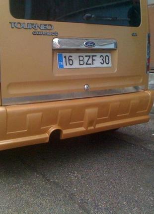 Задний бампер (накладка, под покраску) для ford connect 2010-2013 гг