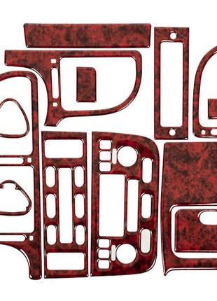 Накладки на панель (meric, 1999-2004) дерево для peugeot 406