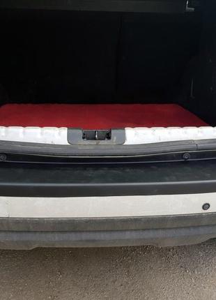 Накладка на задній бампер eurocap (abs) для honda civic sedan ix 2011-2016 рр