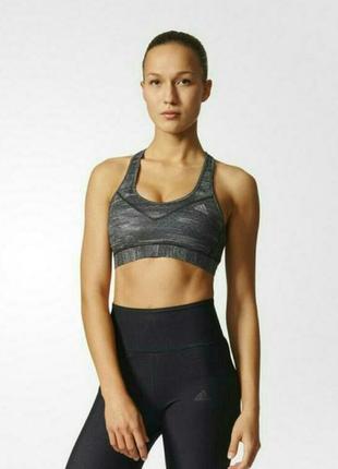 Adidas спортивний бюстгальтер бра топ кроп adidas techfit  bra ak0238, р.s