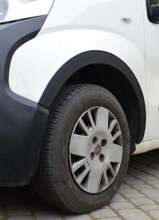 Накладки на арки (4 шт, черные) 1 дверь, металлические для citroen nemo 2008-2024 гг