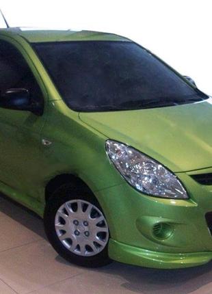 Передняя нижняя юбка (под покраску) для hyundai i-20 2008-2012 гг