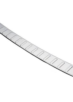 Накладка на задний бампер carmos (нерж) для volkswagen touareg 2018-2024 гг