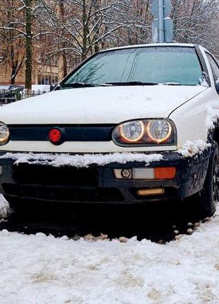 Зимняя накладка на решетку матовая для volkswagen golf 3