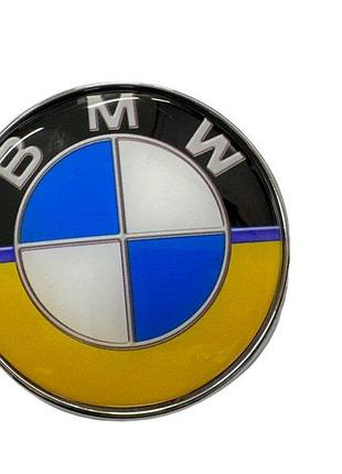 Передняя эмблема 82мм (ua-style) для bmw x3 f-25 2011-2018 гг