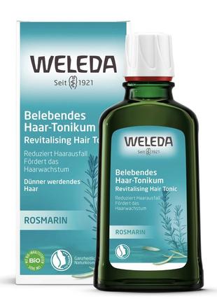 Тонік веледа оригінал розмариновий 100 мл розмарин проти випадіння волосся стимулятор зросту волосся після пологів при випадінні тоник weleda1 фото