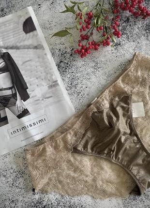 Золотистые трусики intimissimi