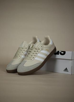 Чоловічі кросівки adidas samba beige5 фото