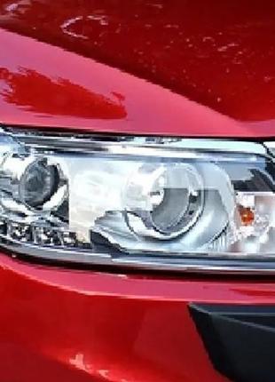 Накладки на фары libao (2 шт, пласт) для chery tiggo v 2014-2024 гг
